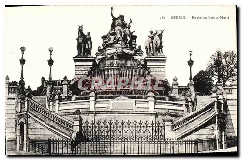 Cartes postales Rouen Fontaine Sainte Marie