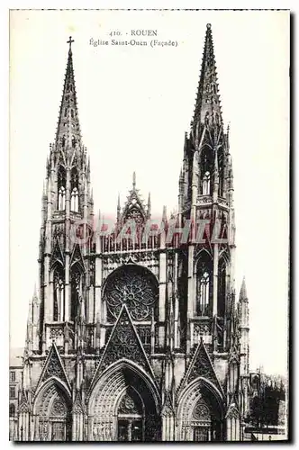 Ansichtskarte AK Rouen Eglise Saint Ouen (Fa�ade)