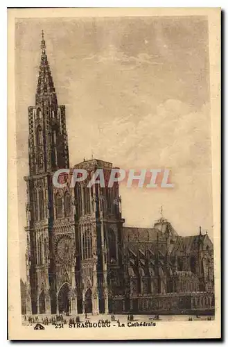 Cartes postales Strasbourg La Cathedrale