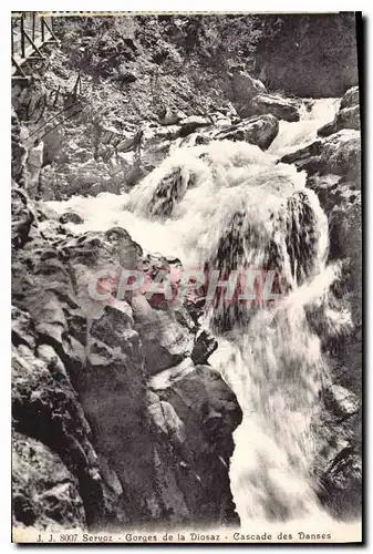 Ansichtskarte AK Servoz Gorges de la Diosaz Cascade des Danses