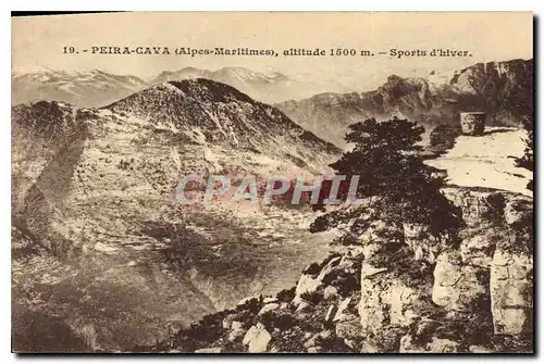 Cartes postales Peira Cava (Alpes Maritimes) Sports d'hiver