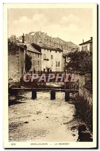 Cartes postales Bains les Bains Le Bagnerot