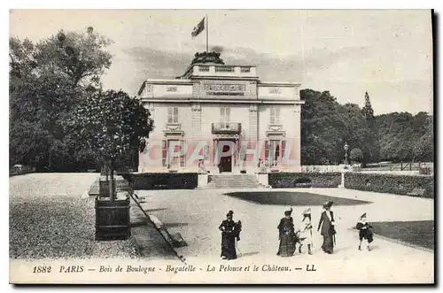 Cartes postales Paris Bois de Boulogne La Pelouse et le Chateau