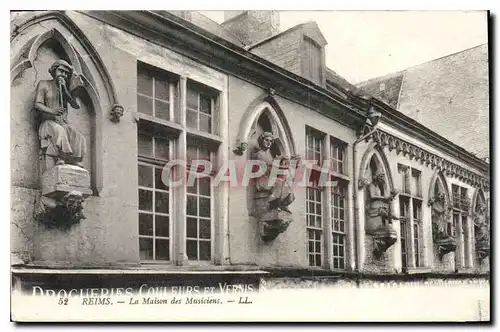 Cartes postales Reims La Maison des Musiciens