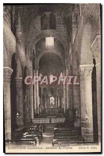 Cartes postales St Nectaire aujourd'hui Interieur de l'Eglise