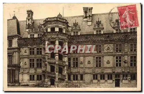 Cartes postales Chateau de Blois Escalier Francoi I