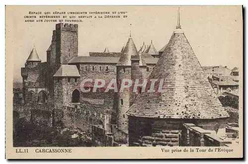 Cartes postales Carcassonne Vue prise de la Tour de l'Eveque