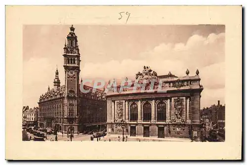 Cartes postales Lille The Theatre et la Bourse