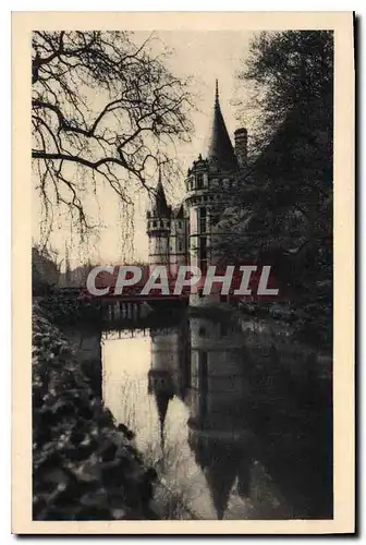 Cartes postales Chateau d'Azay le Rideau I et L