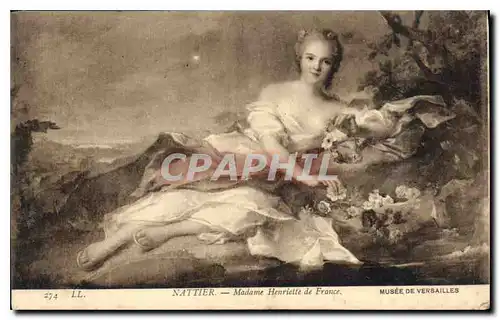 Ansichtskarte AK Nattier Madame Henriette de France musee de Versailles