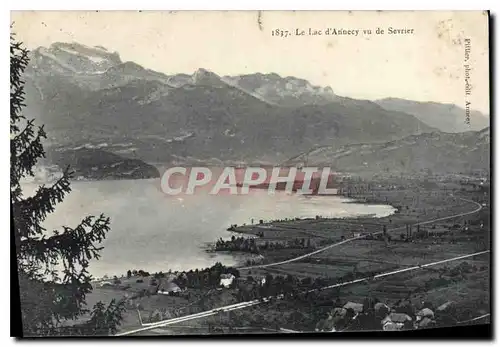 Cartes postales Le Lac d'Annecy vu de Sevrier