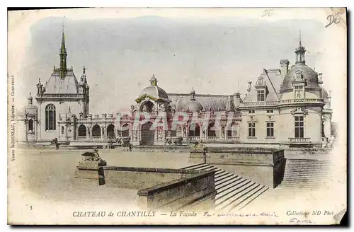 Ansichtskarte AK Chateau de Chantilly La Facade