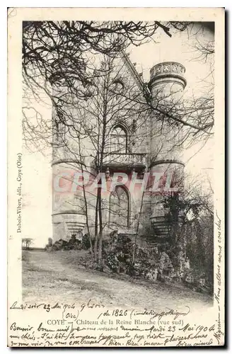 Cartes postales Coye Chateau de la Reine Blanche vue sud