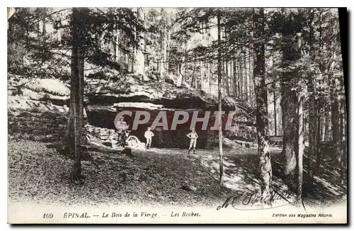 Ansichtskarte AK Epinal Le Bois de la Vierge Les Roches