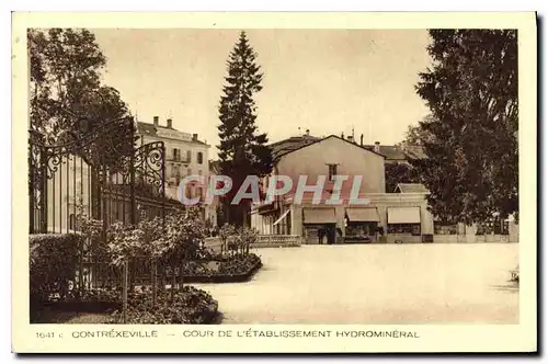 Cartes postales Contrexeville Cour de l'Etablissement hydromineral