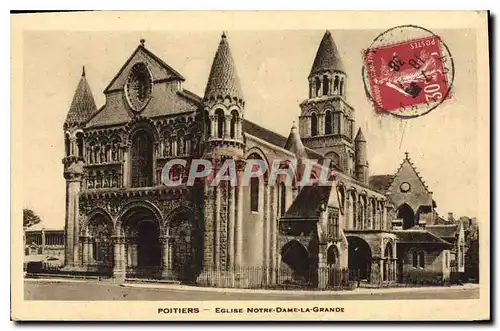 Cartes postales Poitiers Eglise Notre dame la Grande