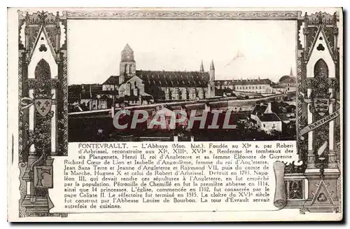 Cartes postales Fontevrault L'Abbaye