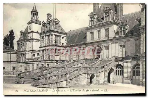 Ansichtskarte AK Fontainebleau Le Chateau L'Escalier de fer a cheval