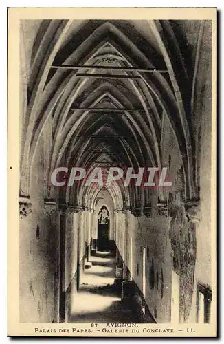 Cartes postales Avignon Palais de Papes Galerie du Conclave