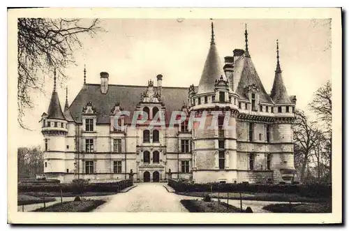 Cartes postales Chateau d'azay le rideau Face Nord