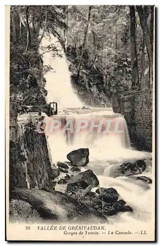 Cartes postales Vallee de Gresivaudan Gorges de Tencin La Cascade