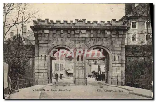 Cartes postales Verdun Porte Saint Paul