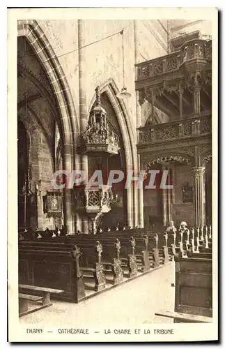 Cartes postales Thann Cathedrale La chaire et la tribune