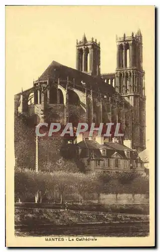 Cartes postales Mantes Le Cathedrale