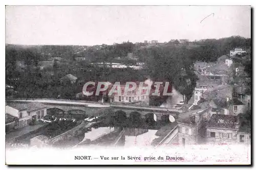 Ansichtskarte AK Niort Vue sur la Sevre prise du Donjon