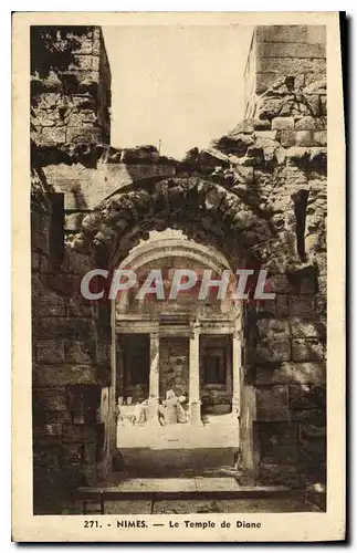 Cartes postales Nimes Le Temple de Diane