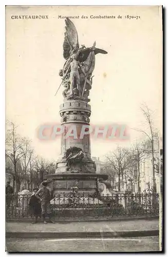 Ansichtskarte AK Chateauroux Monument des Combattants de 1870 71