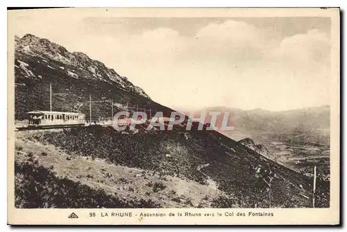 Cartes postales La Rhune Ascension de la Rhune vers le Col des Fontaines