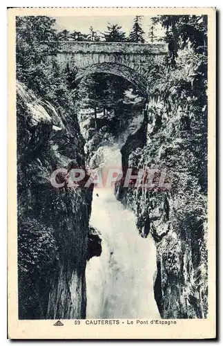 Cartes postales Cauterets Le Pont d'Espagne