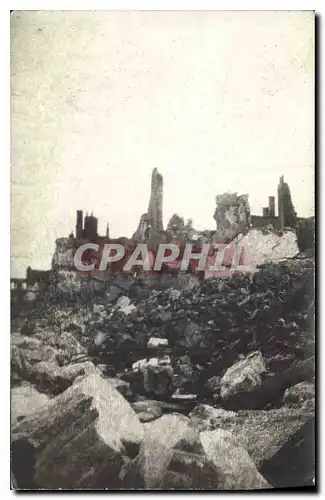 CARTE PHOTO Ruines Militaria