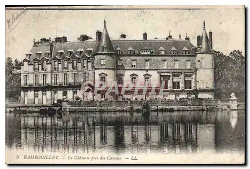 Cartes postales Rambouillet Le Chateau press des Canaux