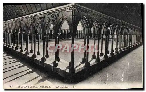 Cartes postales Le mont Saint Michel Le Cloitre