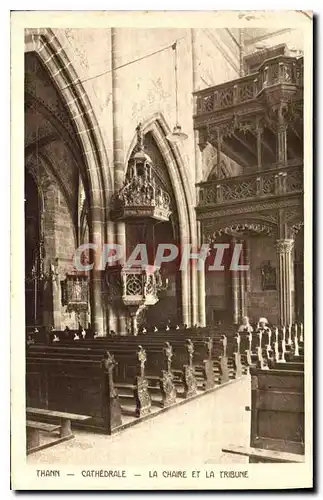 Ansichtskarte AK Thann Cathedrale La Chaire et la Tribune