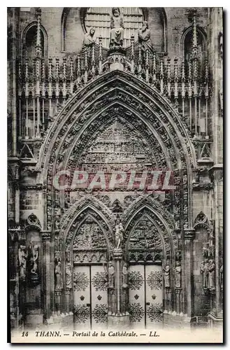 Cartes postales Thann Portail de la Cathedrale