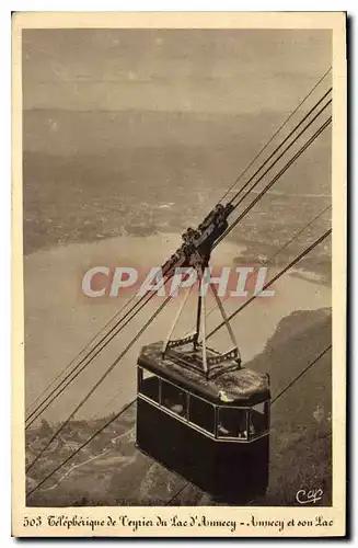 Ansichtskarte AK telepherique de veyrier du lac d'annecy Annecy et son Lac