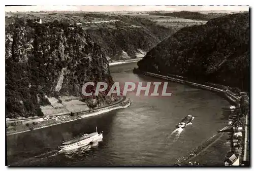 Cartes postales Der Rhein Loreley und ihr Felsental