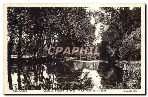 Ansichtskarte AK Chateau d'Anet le parc et le canal