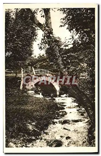Cartes postales Region des Echarmeaux Rhone Poule Un Pont rustique