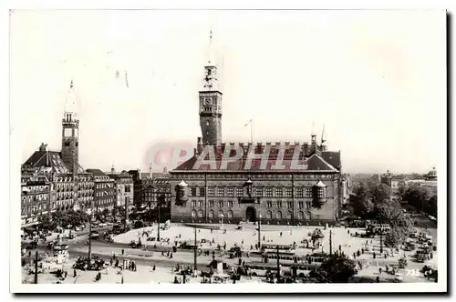 Ansichtskarte AK Copenhague place de l'hotel de Ville