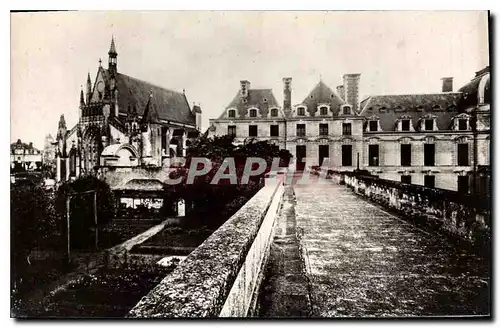 Moderne Karte Thouars chateau eleve par Marie de la Tour femme de Henri II de la Tremouille en 1635