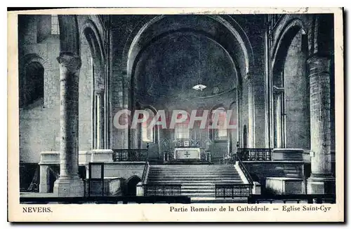 Ansichtskarte AK Nevers Partie Romaine de la cathedrale Eglise Saint Cyr