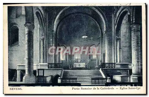 Cartes postales Nevers Partie Romaine de la cathedrale Eglise Saint Cyr