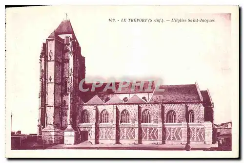 Ansichtskarte AK Le Treport l'Eglise Saint Jacques