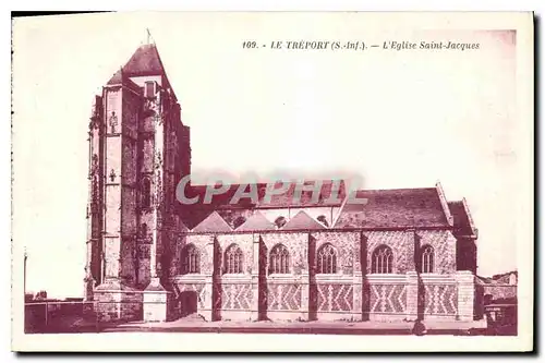 Cartes postales Le Treport l'Eglise Saint Jacques