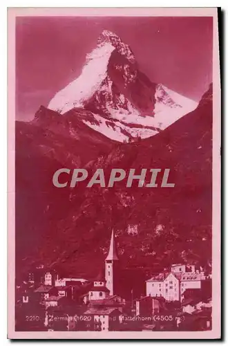 Cartes postales Zermatt et Matterhorn