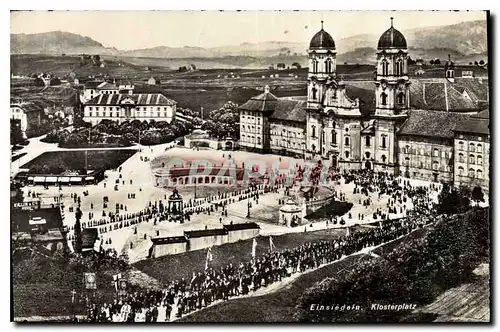Cartes postales Einsiedeln Klosterplatz